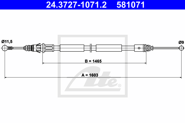 Cable de frein à main