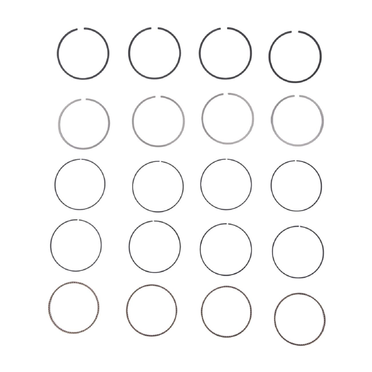 Jeu de segments de pistons