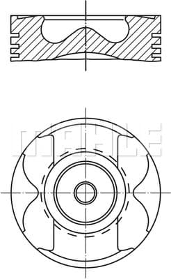 Piston moteur