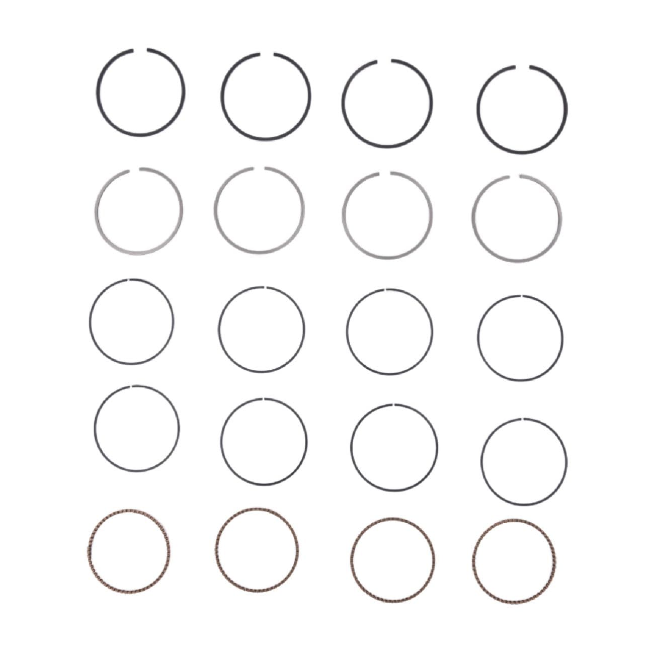 Jeu de segments de pistons