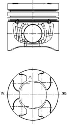 Piston moteur