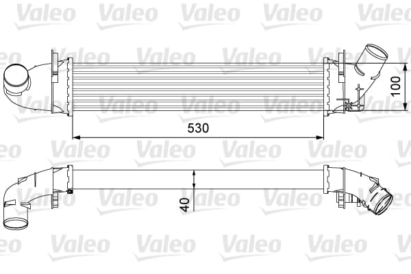 Intercooler radiateur de turbo