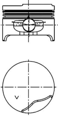 Piston moteur