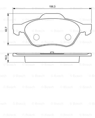 Plaquettes de frein avant