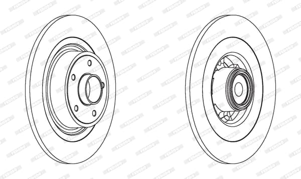 Disque de frein arriere
