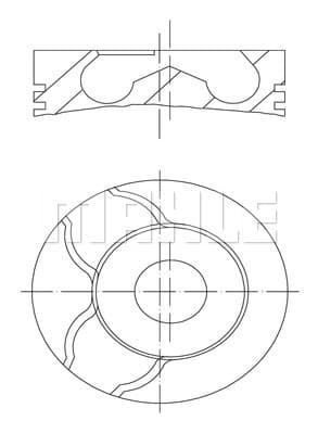 Piston moteur