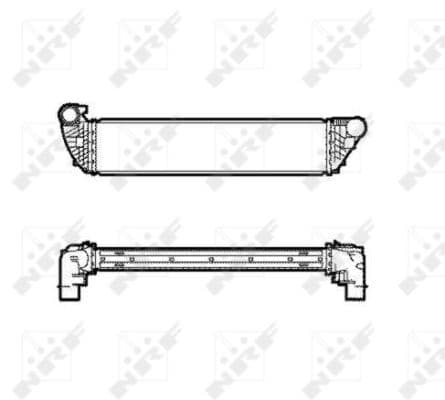 Intercooler radiateur de turbo