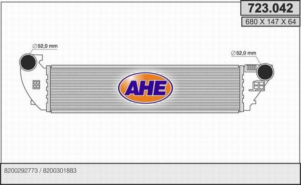 Intercooler radiateur de turbo