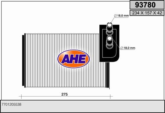 Radiateur de chauffage