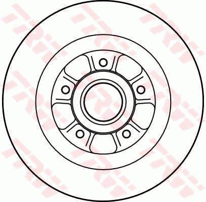 Disque de frein arriere (Jeu de 2)
