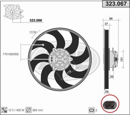 Ventilateur de radiateur