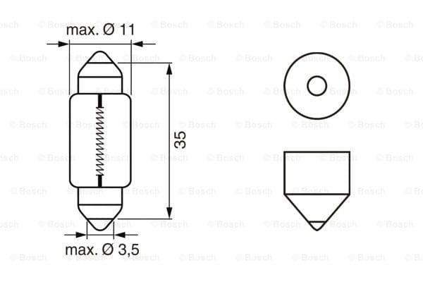 Ampoule, éclairage intérieur