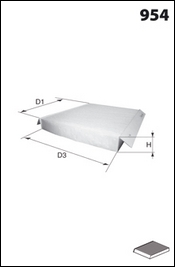 Filtre d'habitacle