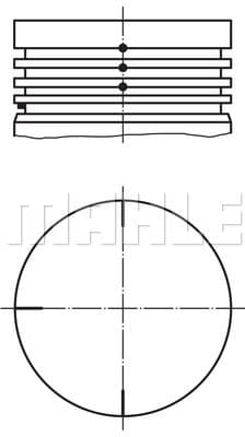 Piston moteur