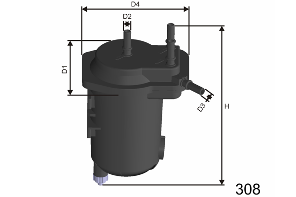 Filtre a  carburant
