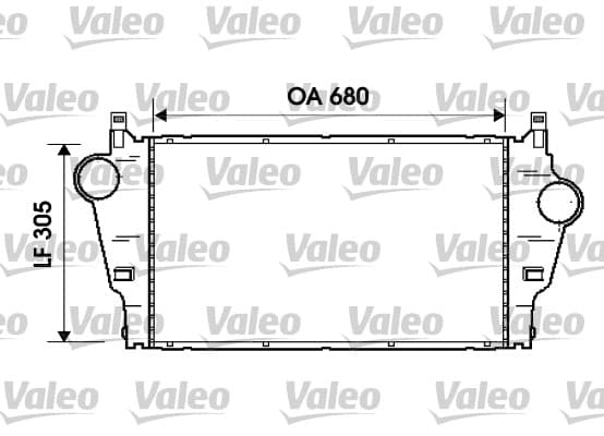 Intercooler radiateur de turbo