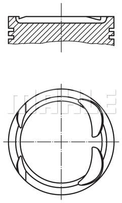 Piston moteur