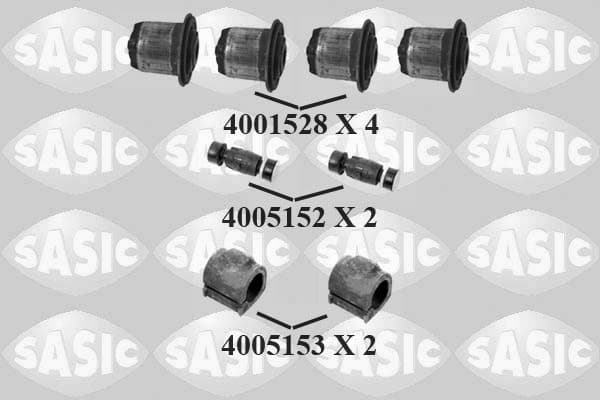 Kit de reparation barre stabilisatrice