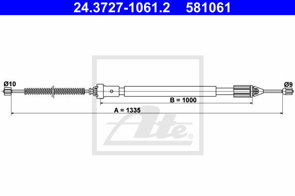 Cable de frein à main