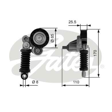 Galet tendeur accessoires