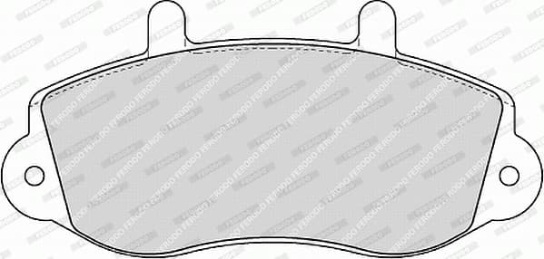 Plaquettes de frein avant (Jeu de 4)