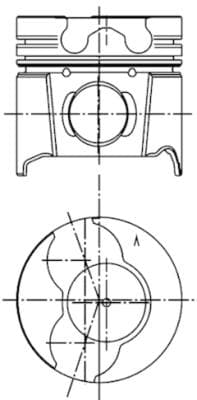 Piston moteur