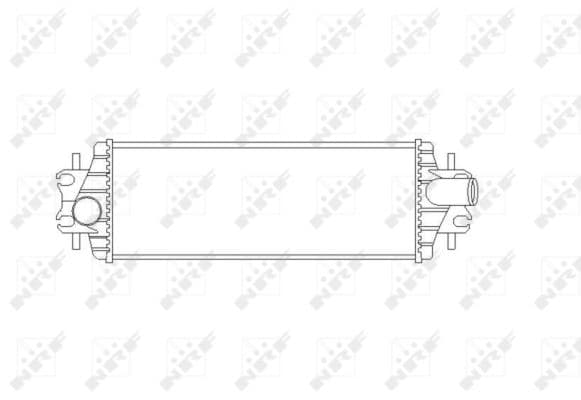 Intercooler radiateur de turbo
