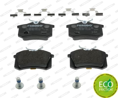 Plaquettes de frein arriere (Jeu de 4)