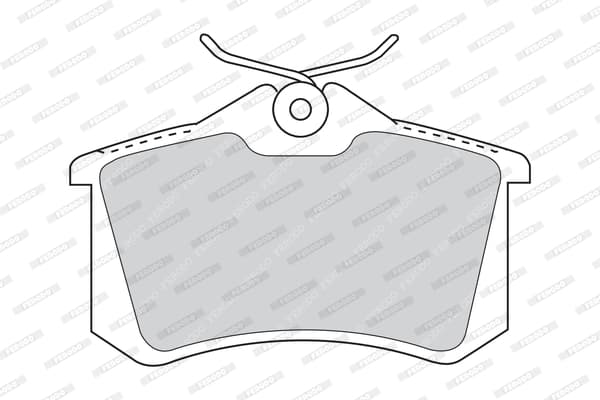 Plaquettes de frein arriere (Jeu de 4)