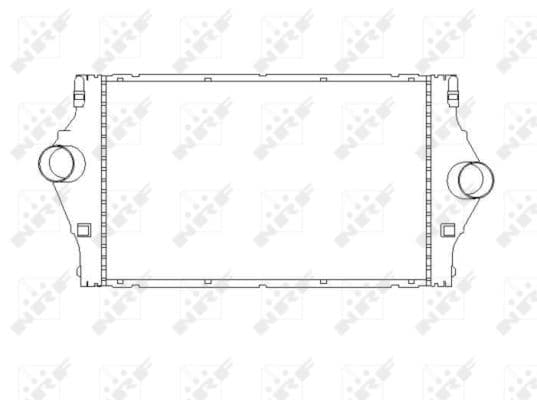 Intercooler radiateur de turbo