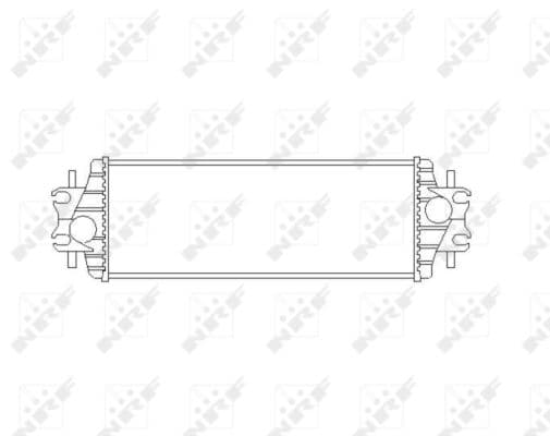 Intercooler radiateur de turbo
