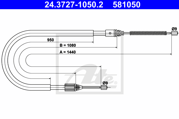 Cable de frein à main