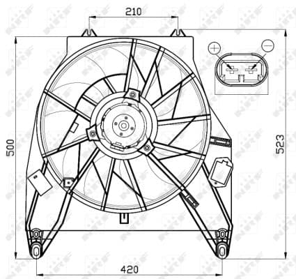 Ventilateur de radiateur