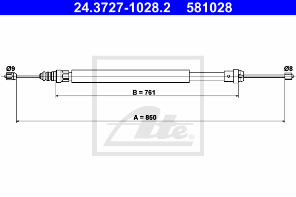 Cable de frein à main