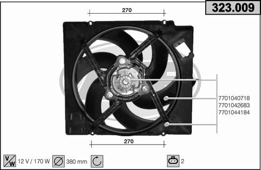 Ventilateur de radiateur