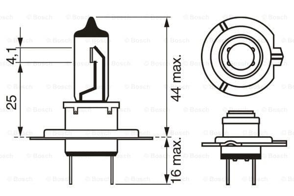 Ampoule, projecteur longue portée