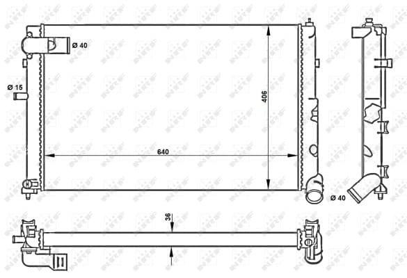 Radiateur de refroidissement