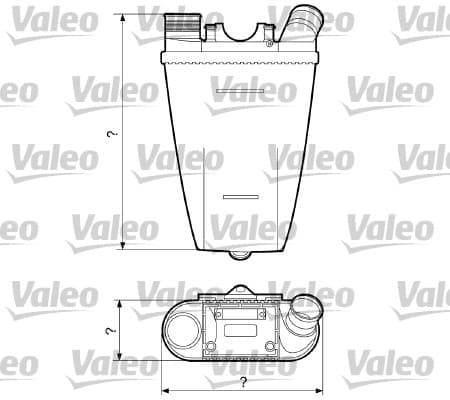 Intercooler radiateur de turbo