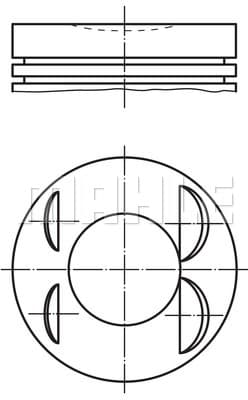 Piston moteur