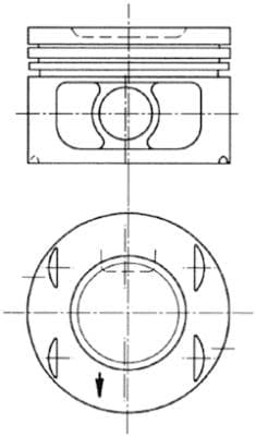Piston moteur