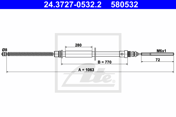 Cable de frein à main