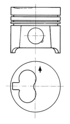 Piston moteur