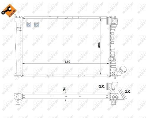 Radiateur de refroidissement