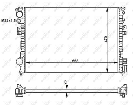 Radiateur de refroidissement