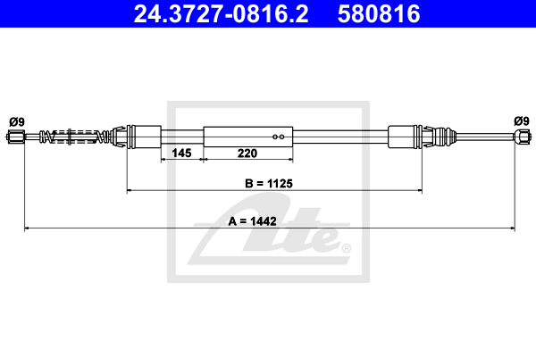 Cable de frein à main