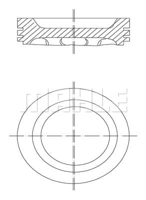 Piston moteur
