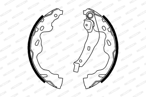 Mâchoires de frein (Jeu de 4)