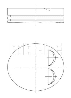 Piston moteur