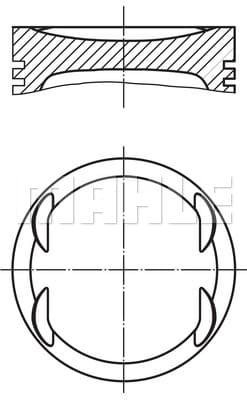 Piston moteur