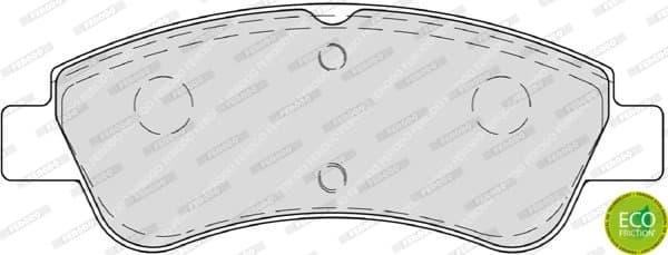 Plaquettes de frein avant (Jeu de 4)